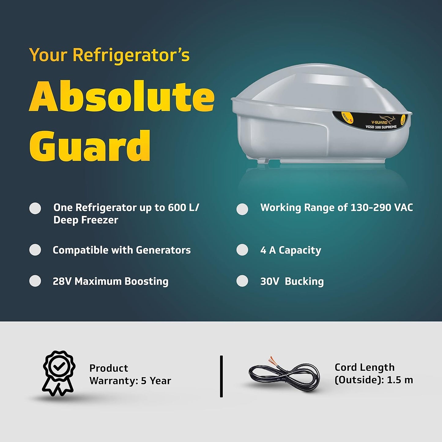 V-Guard VGSD 100 Supreme Stabilizer