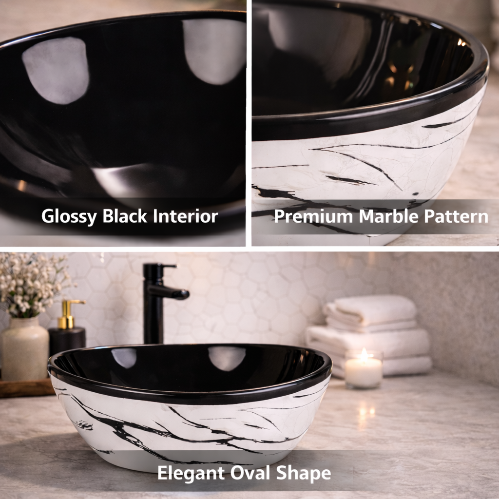 Clayware VEGAS 001 - Table Top Designer Basin