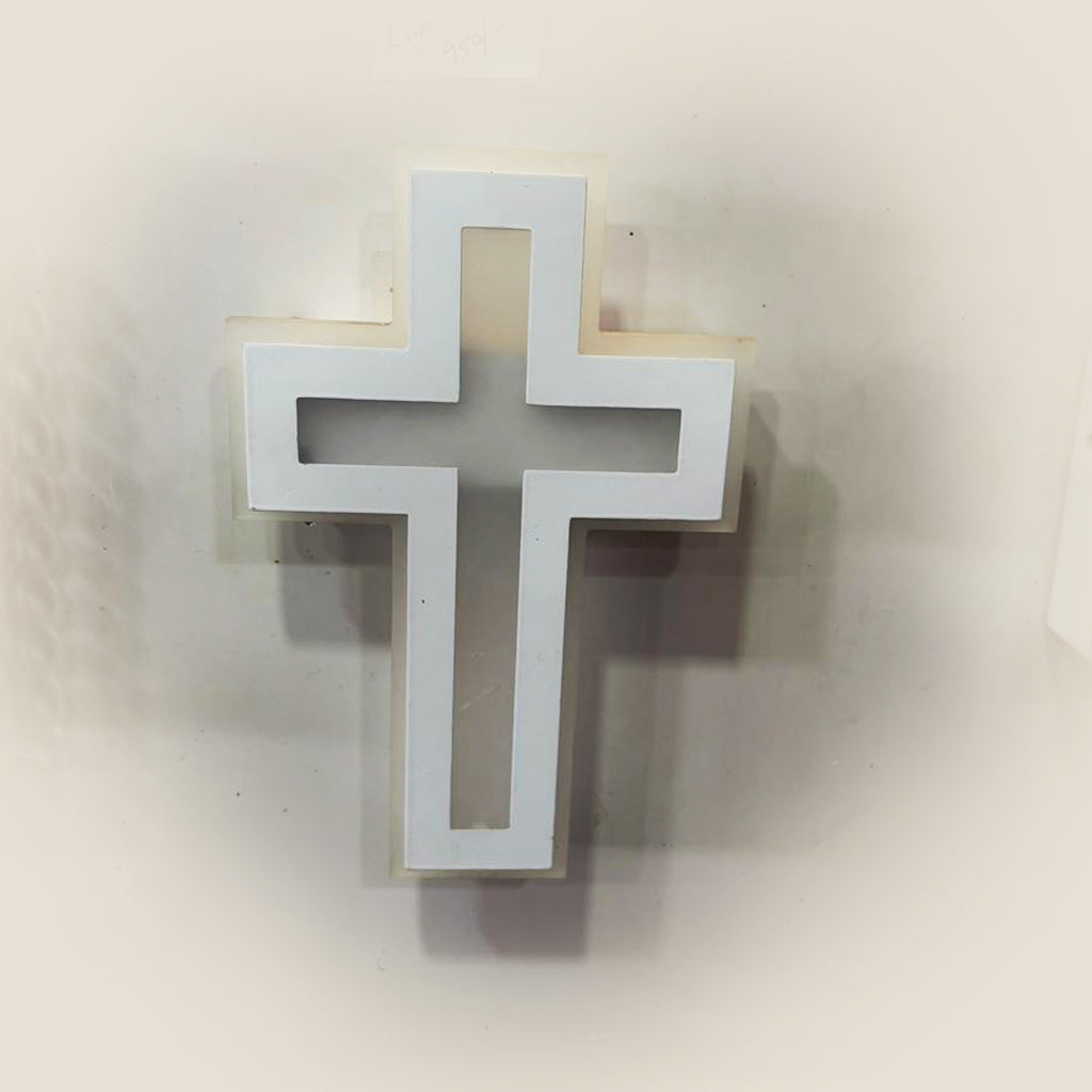 Jesus Cross LED Wall Lamp – Modern Spiritual Wall Light for Entrance & Home Decor