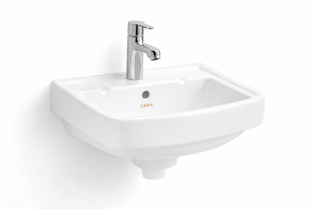 CERA Cadis Wall hung Wash basin - White