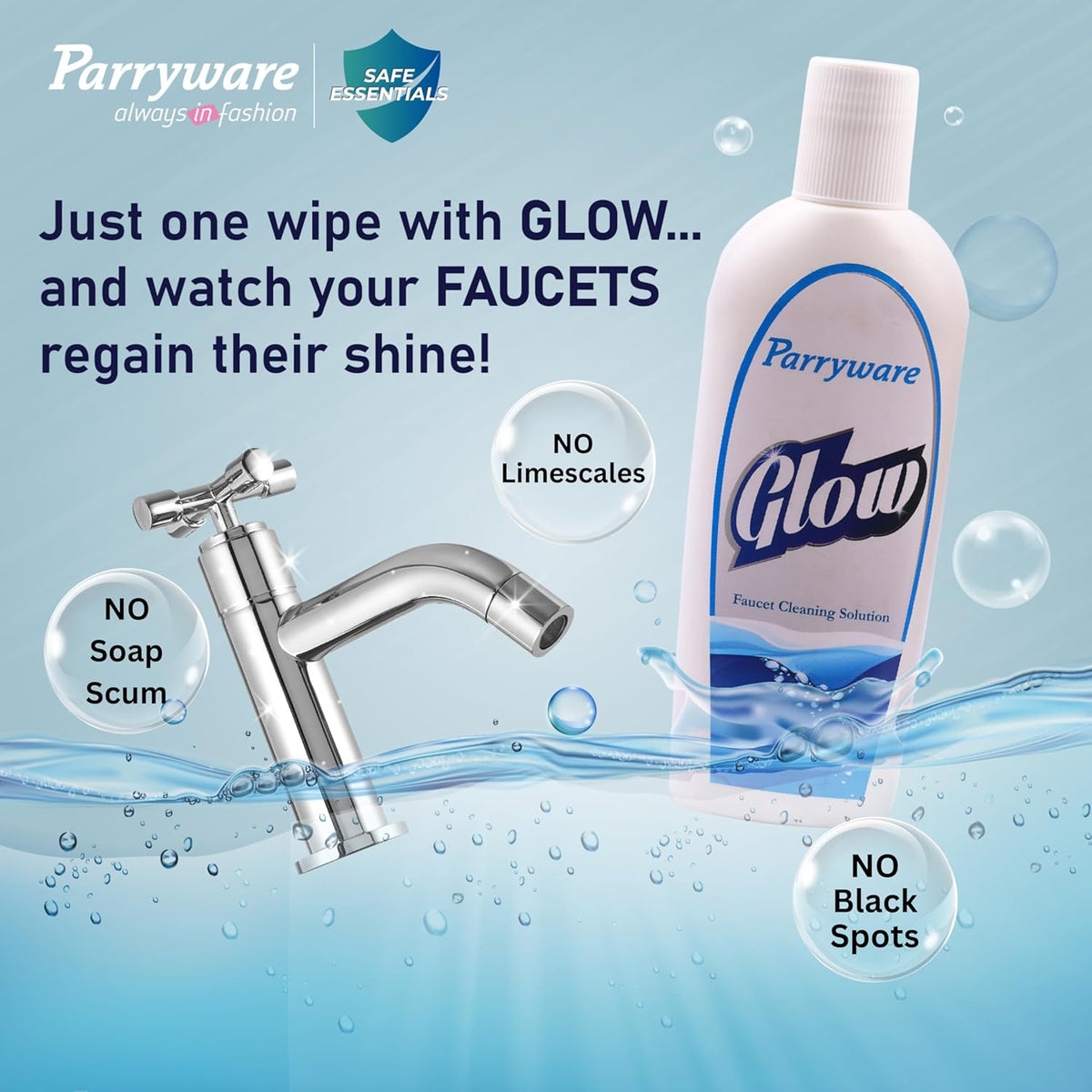 Parryware Glow Faucet Cleaning Solution (200ml)