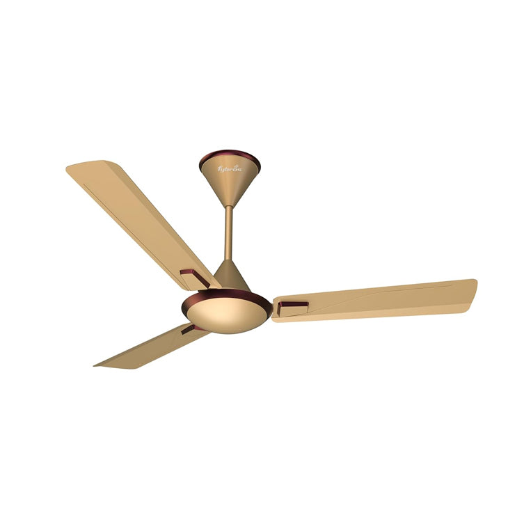 FYBROS Aero Ceiling Fan 1200 MM Imperial Gold