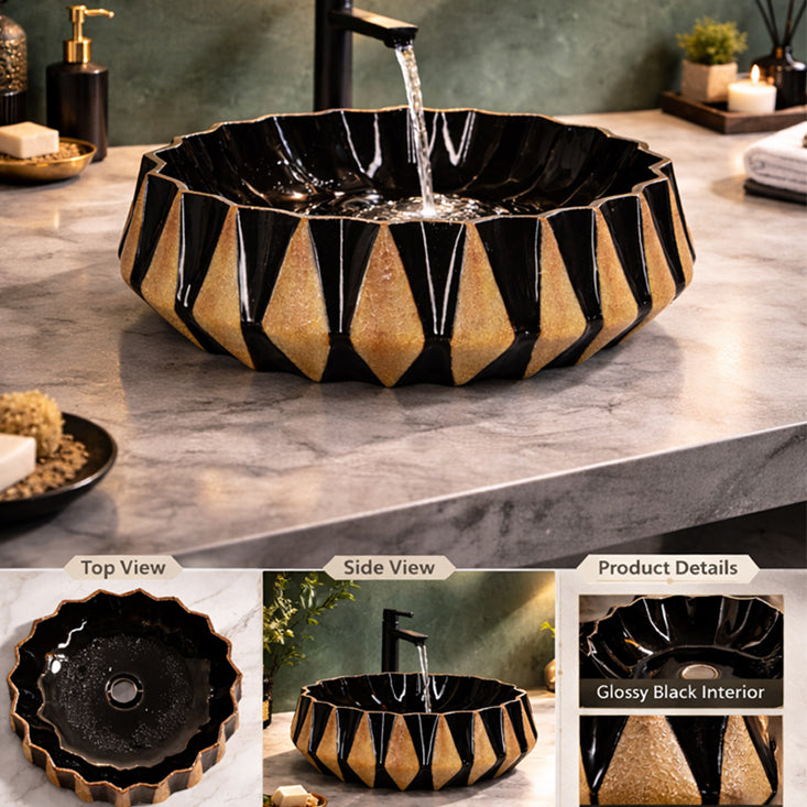 Clayware LEMUSE Designer Table Top Wash Basin