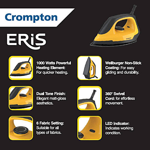 Crompton ACGEI-ERIS 1000W Dry Iron