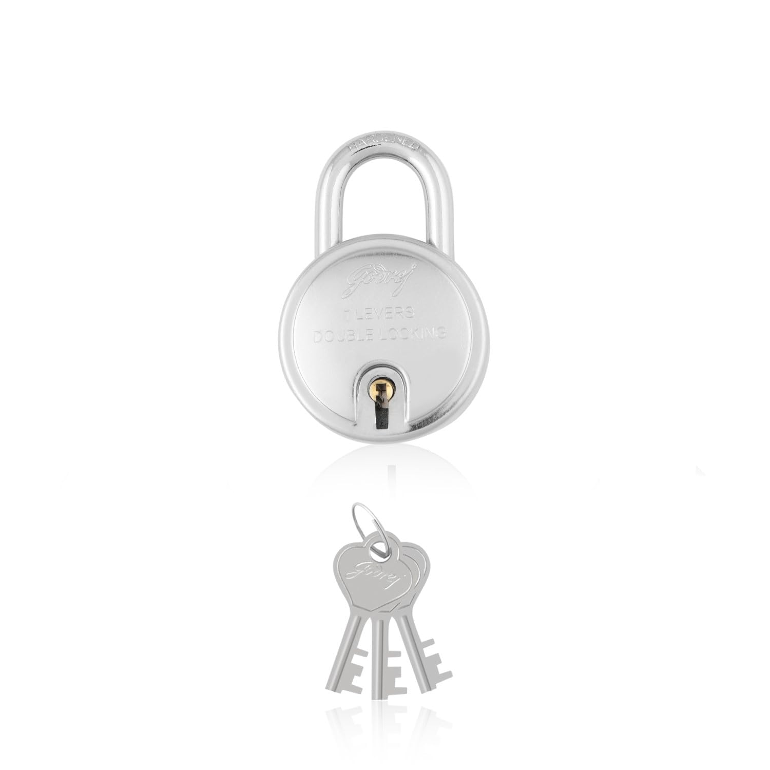 Godrej 7 Lever Round Padlock
