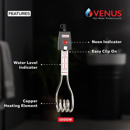 VENUS 1000W Immersion Water Heater Rod