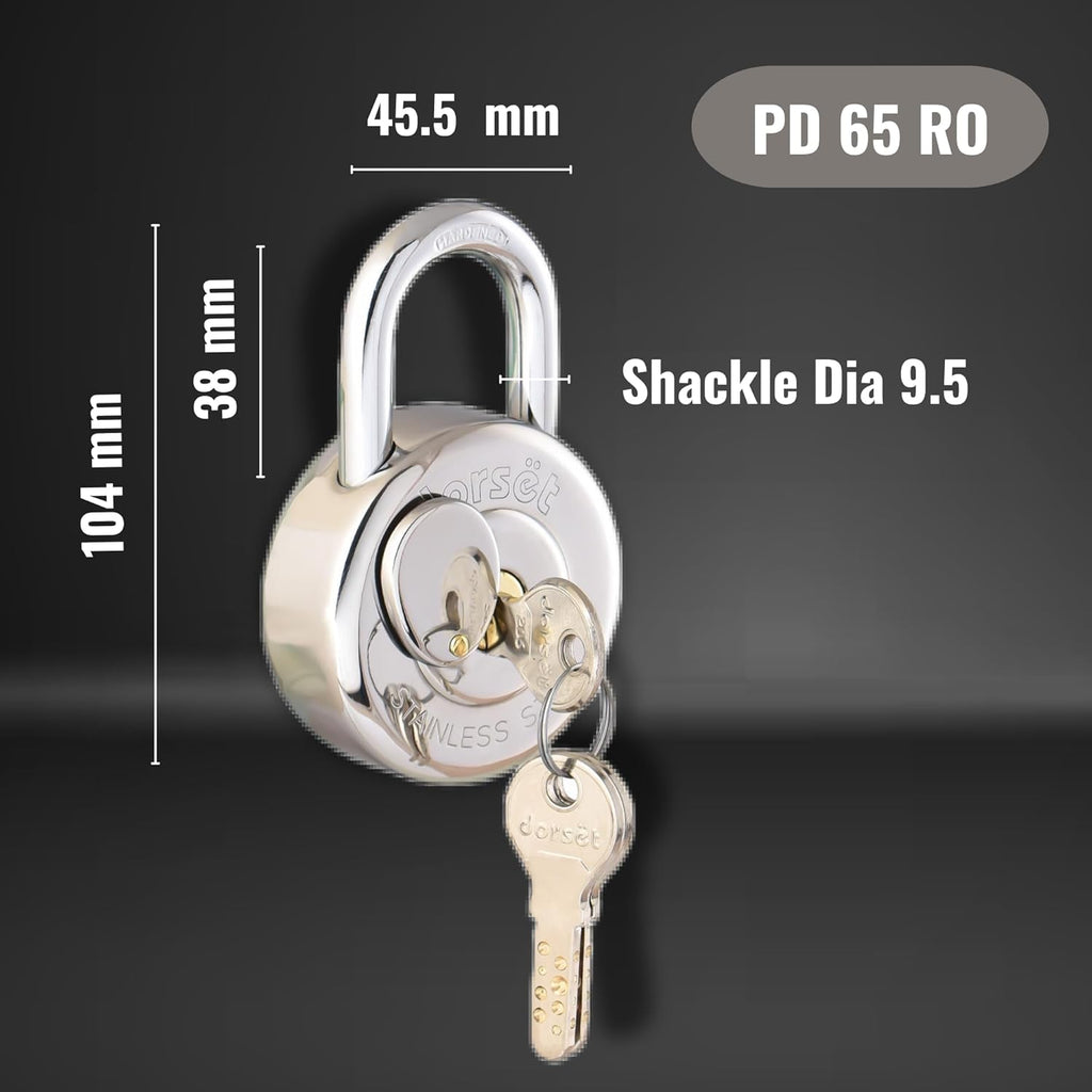 Dorset 65mm Round Padlock