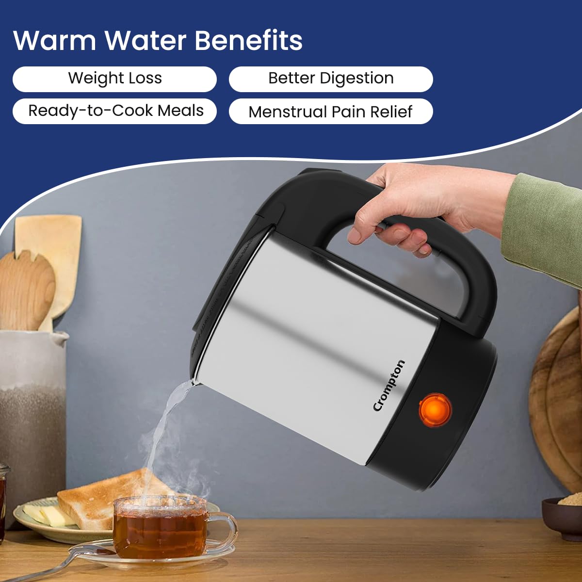 Crompton Insta Delite Mini Electric Kettle
