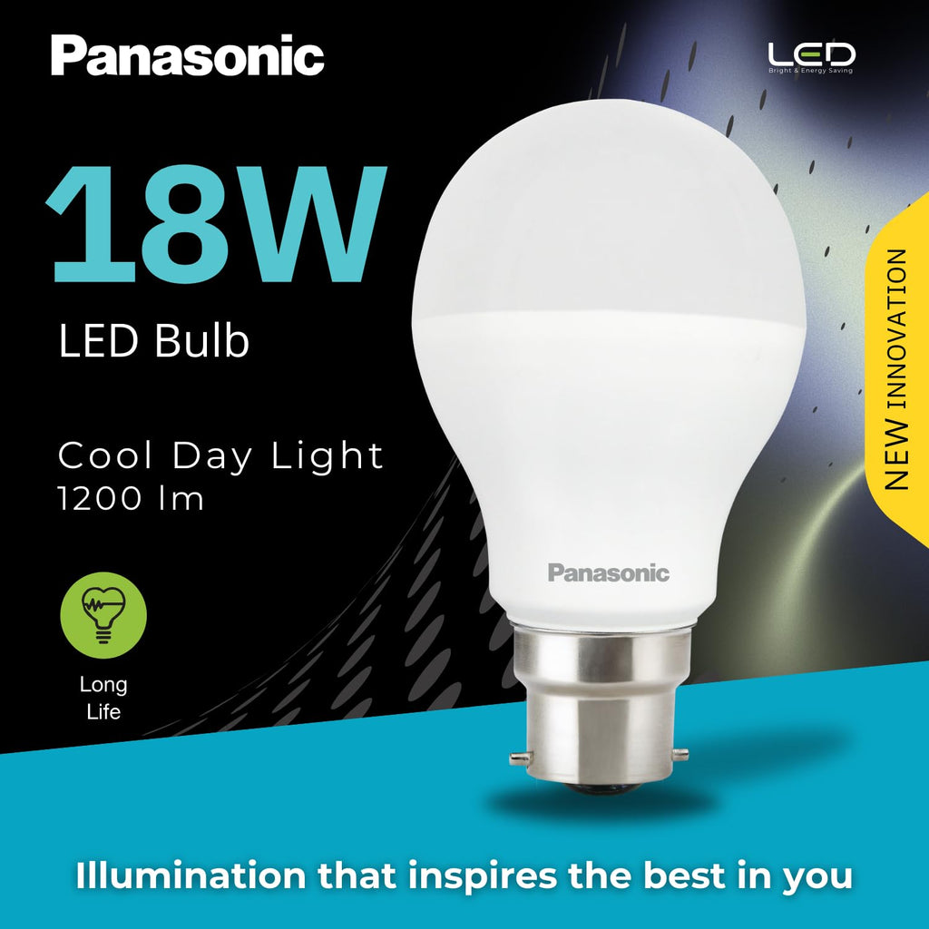 Panasonic 18W B22 LED Cool Daylight Bulb