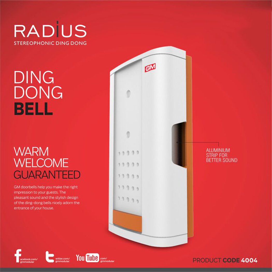 GM Ding Dong Radius Door Bell