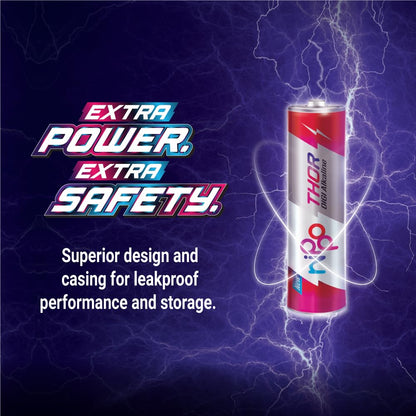 Nippo Thor Leakproof Alkaline AAA Batteries - 10 Pack