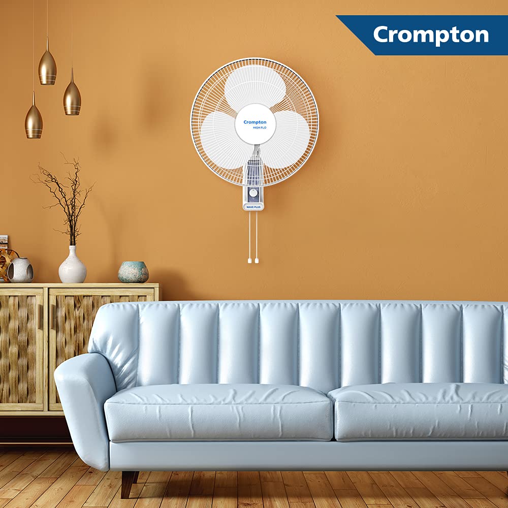 Crompton High Flo Waveplus Wall Mount Fan