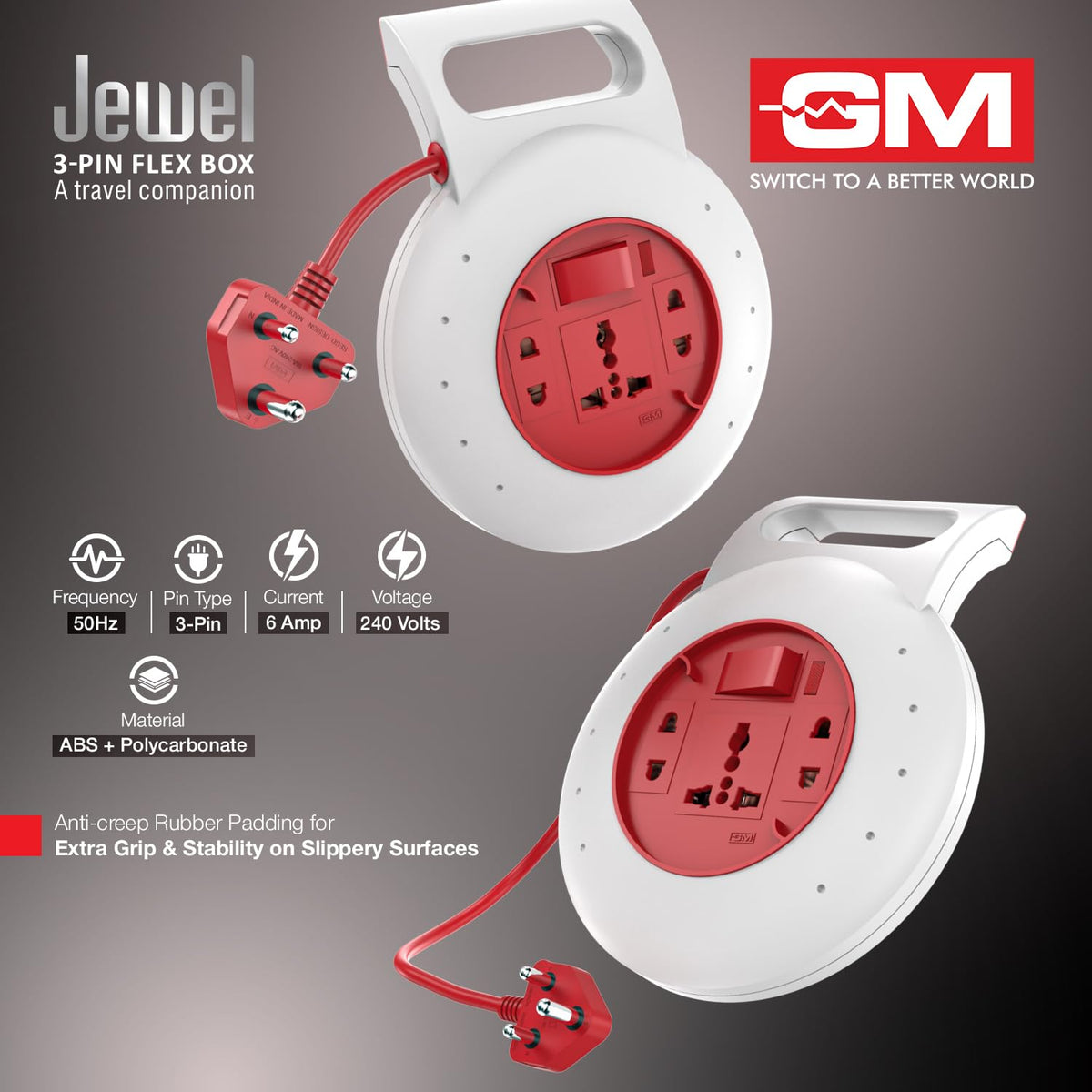GM 3046 Jewel 3-Pin Flex Box