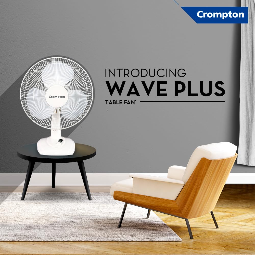 Crompton High Flo Waveplus Table Fan