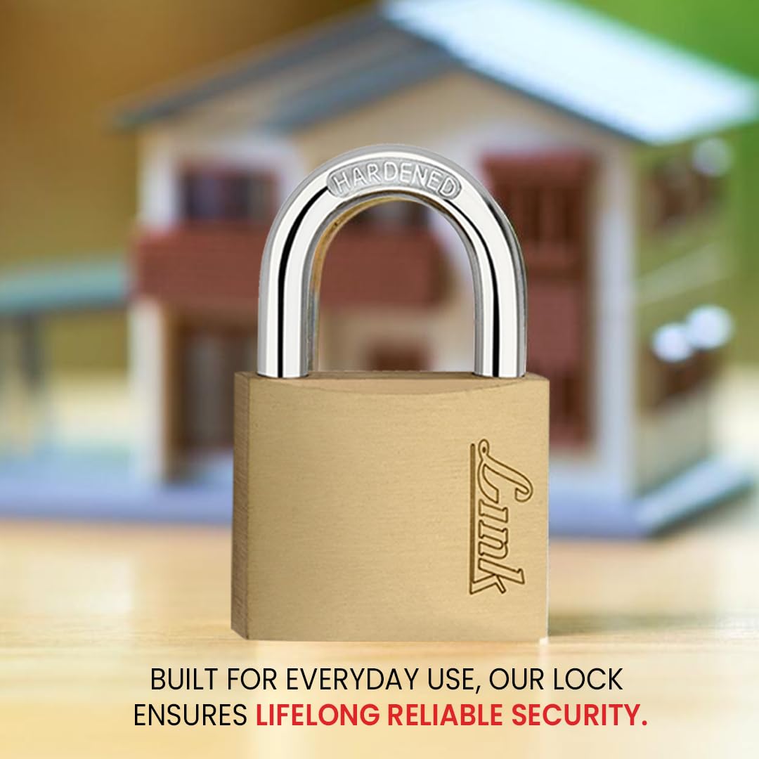 Link PT 60mm Brass Padlock