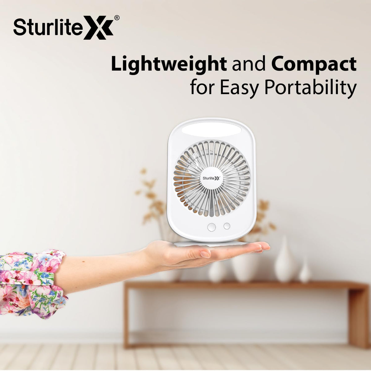 Sturlite Airify 10W Mini Portable Table Fan
