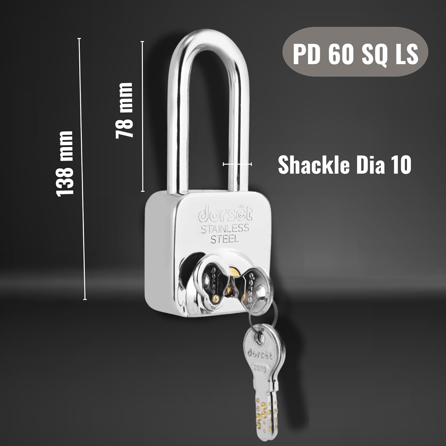 Dorset Long Shackle Padlock