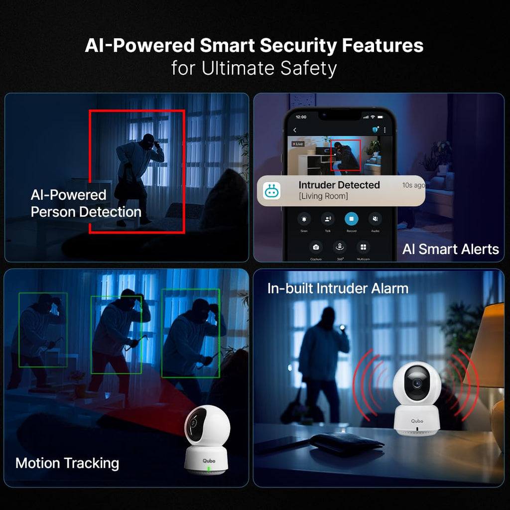 Qubo Smart 360° 3MP CCTV Camera