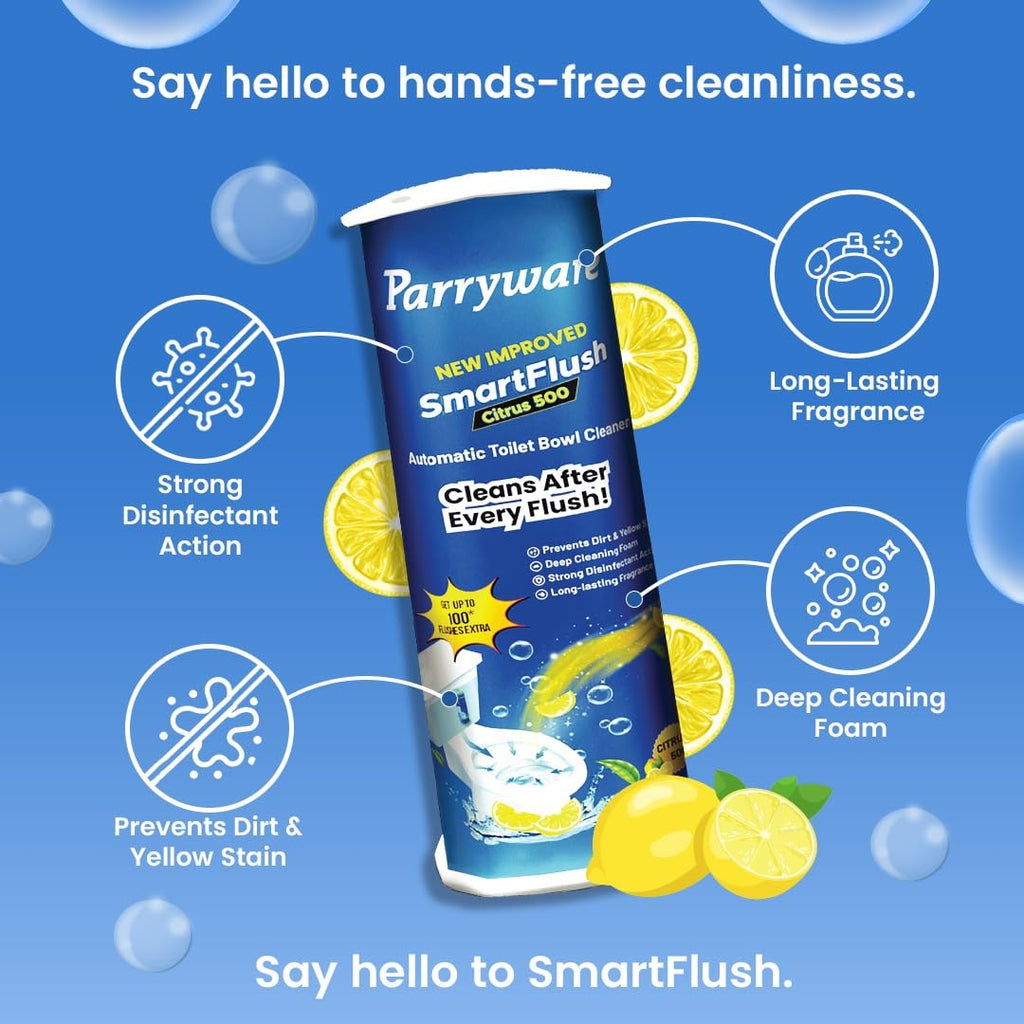 Parryware SmartFlush In-Cistern Automatic Toilet Bowl Cleaner - 500 - 600 Flush