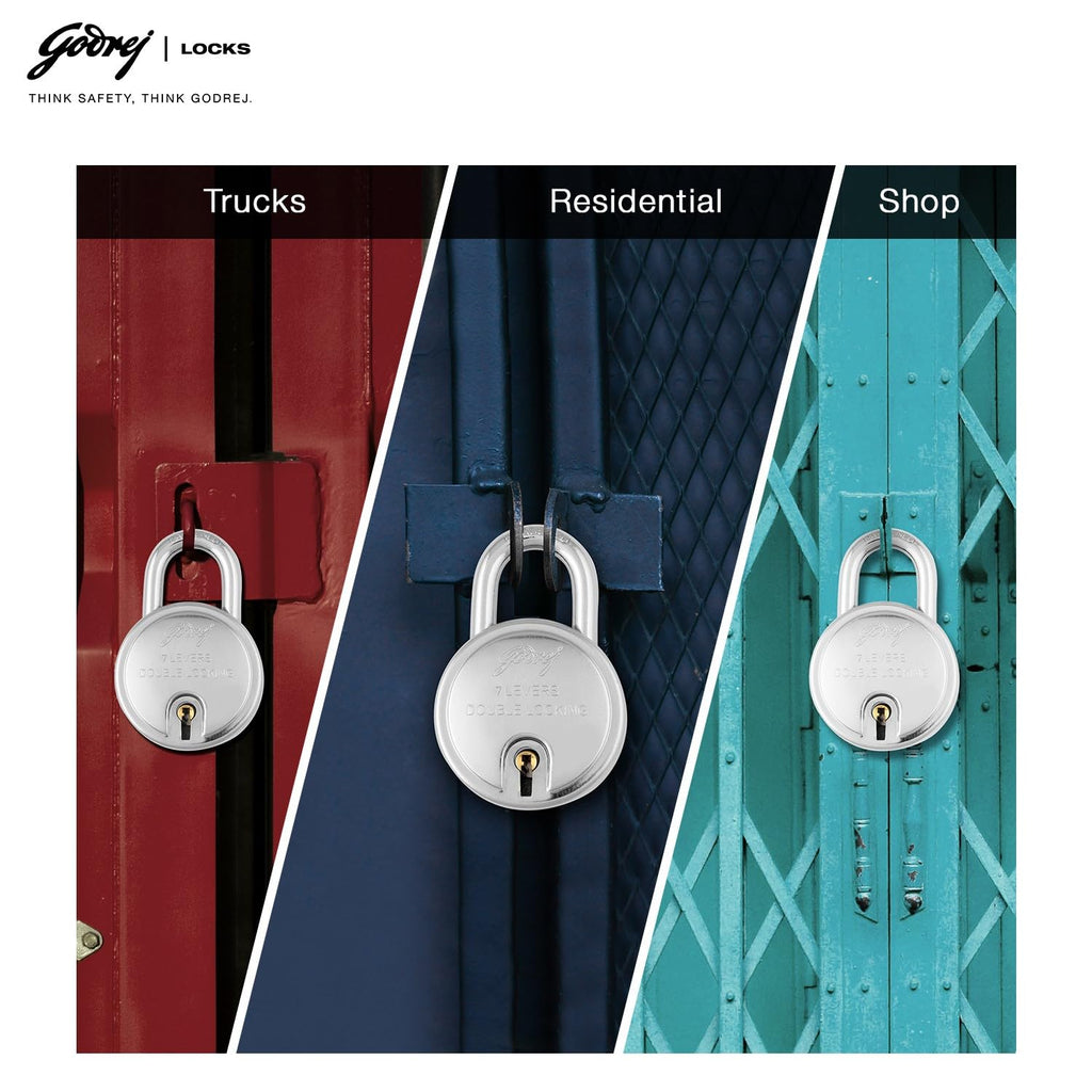 Godrej 7 Lever Round Padlock