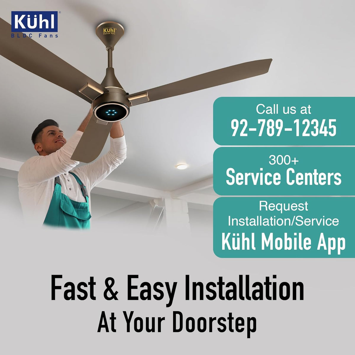 KUHL Arctis A8 1200mm BLDC Ceiling Fan