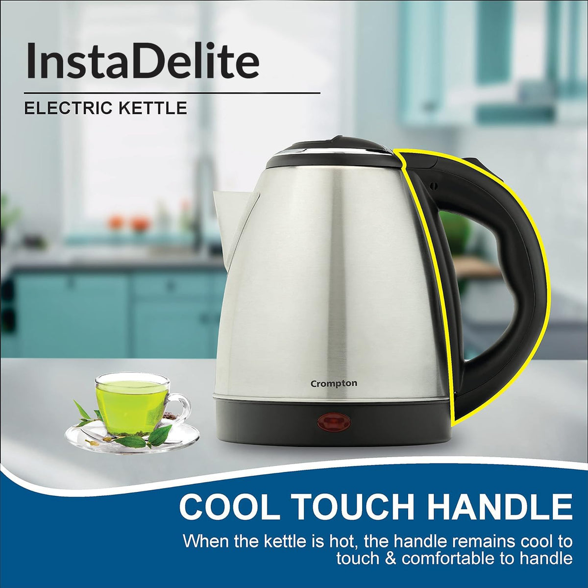 Crompton Insta Delite 1.5L SS Electric Kettle