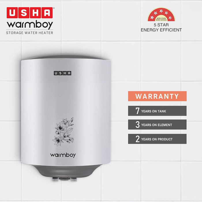 USHA Warmboy 10 Litre Storage Water Heater