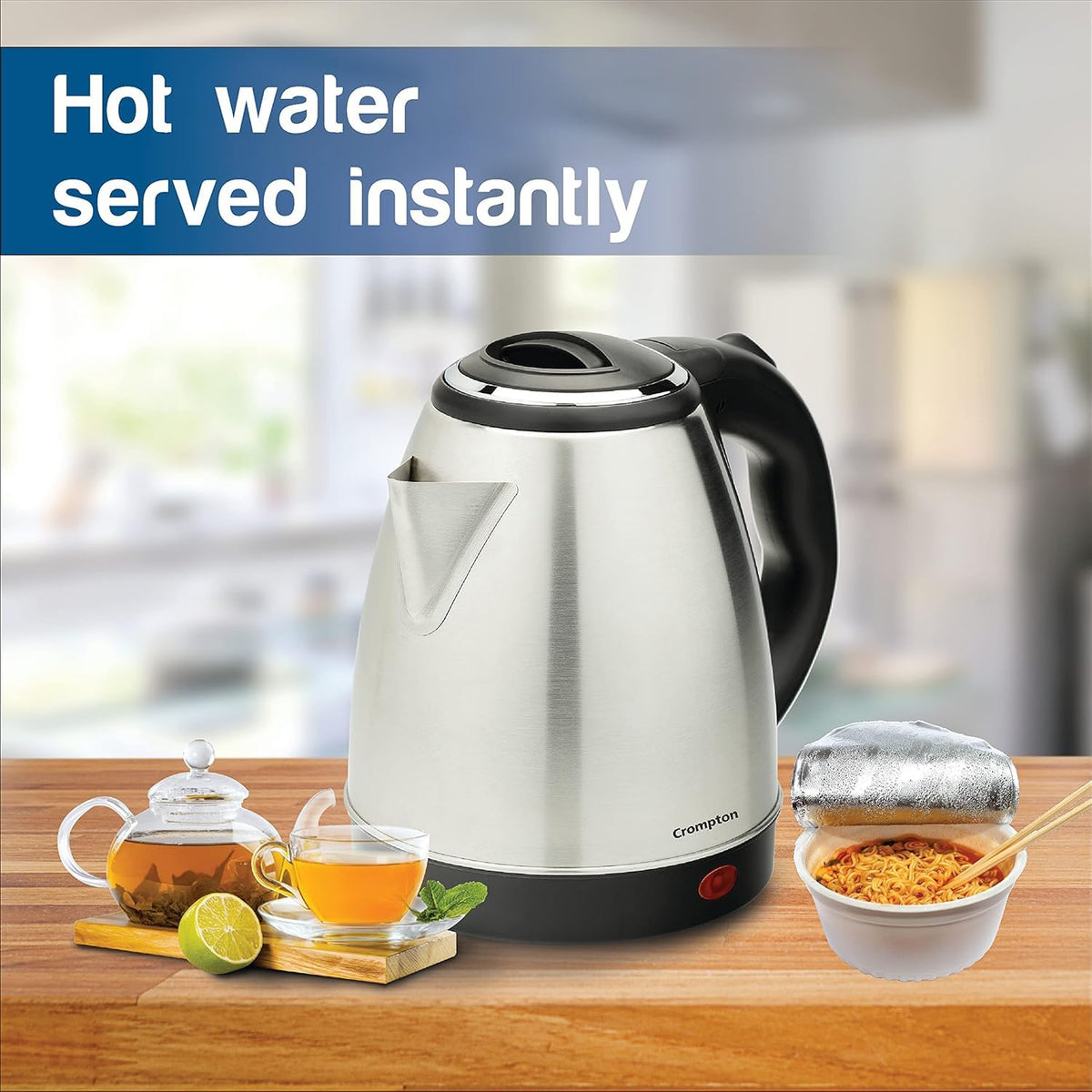 Crompton Insta Delite 1.5L SS Electric Kettle