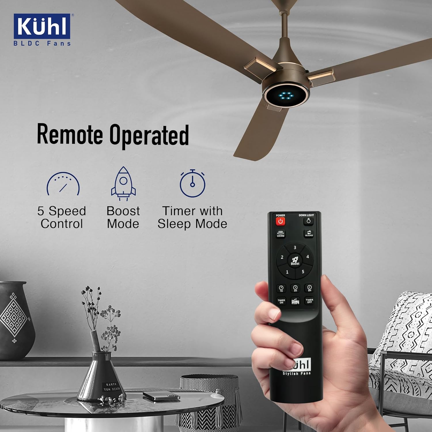 KUHL Arctis A8 1200mm BLDC Ceiling Fan