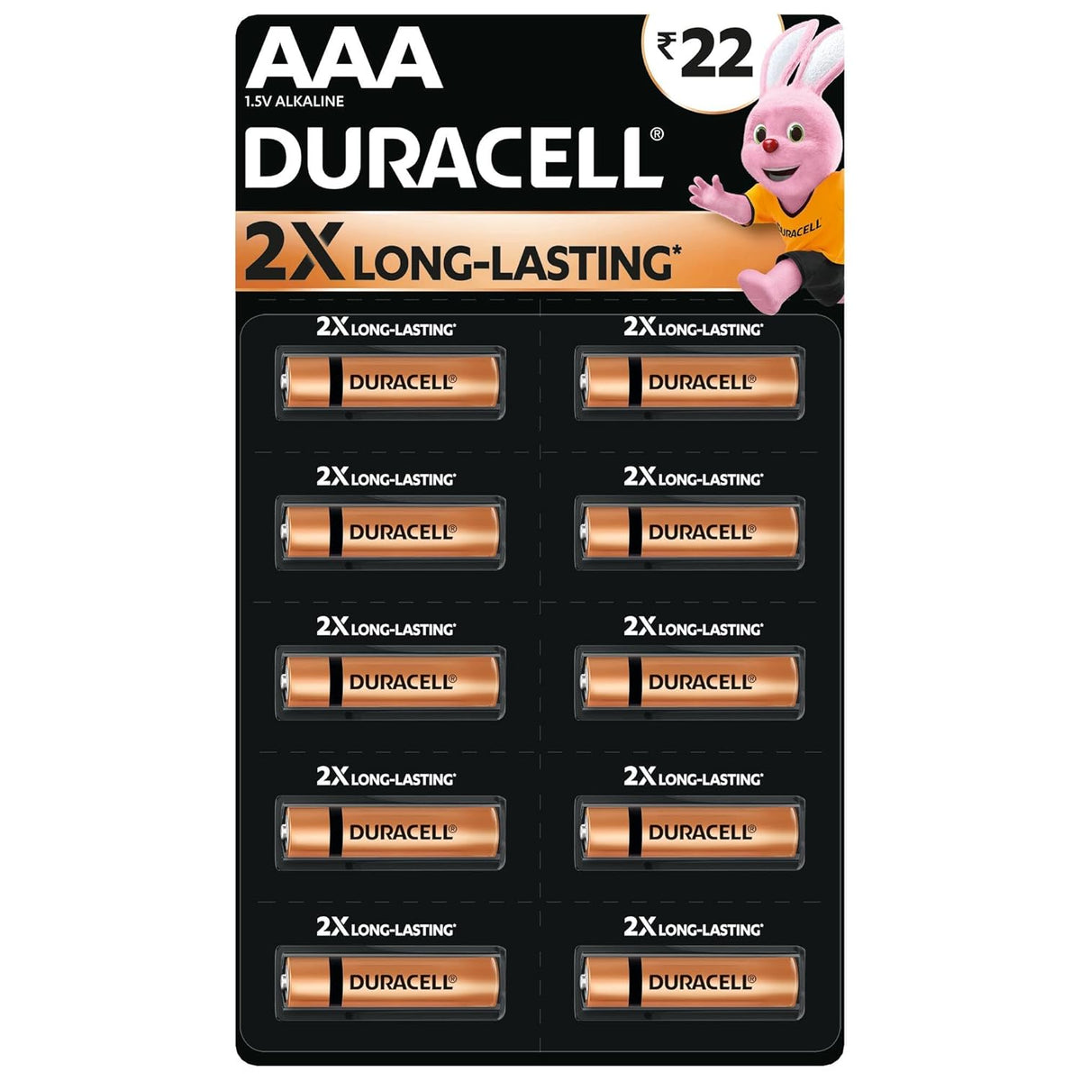 Duracell Alkaline AAA Batteries - 10-Pack