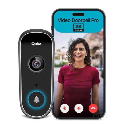Qubo Smart Wi-Fi Video Doorbell Pro 2K