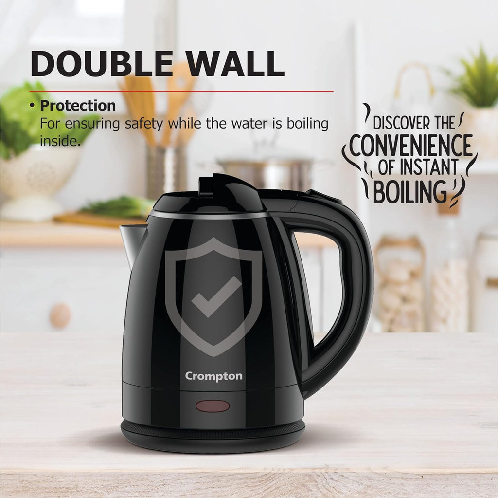 Crompton ActivHot 1.5 Litre Electric Kettle