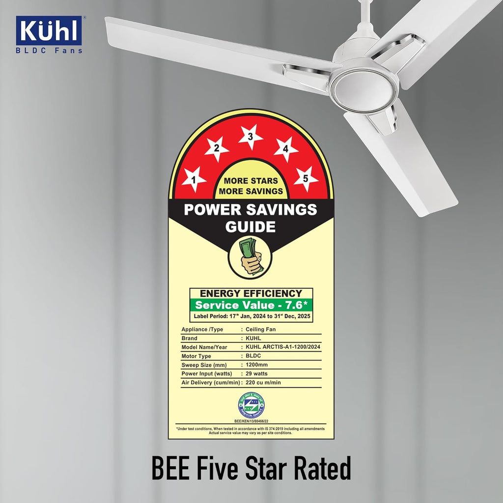 KUHL Arctis A1 600mm BLDC Ceiling Fan