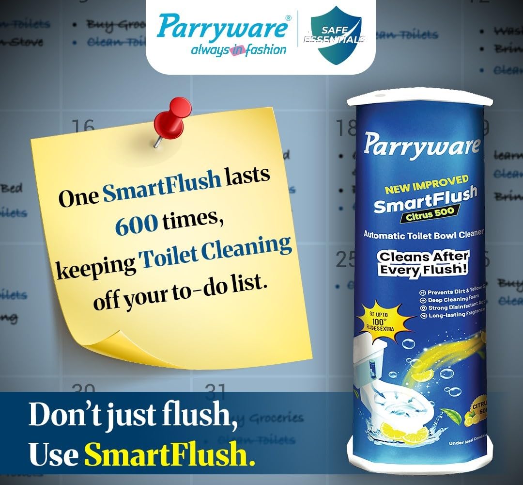 Parryware SmartFlush In-Cistern Automatic Toilet Bowl Cleaner - 500 - 600 Flush