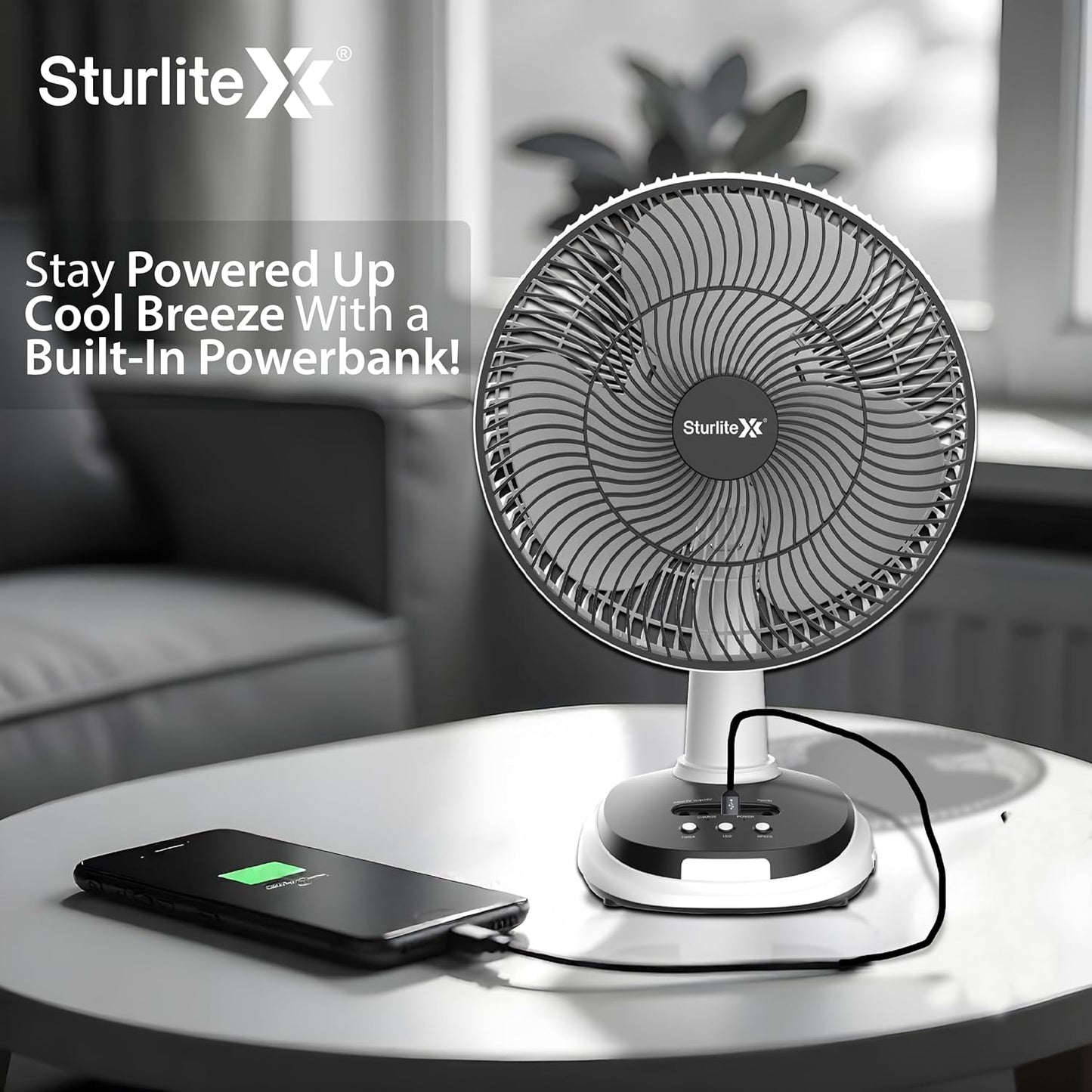 Sturlite Reno 30W Portable Table Fan