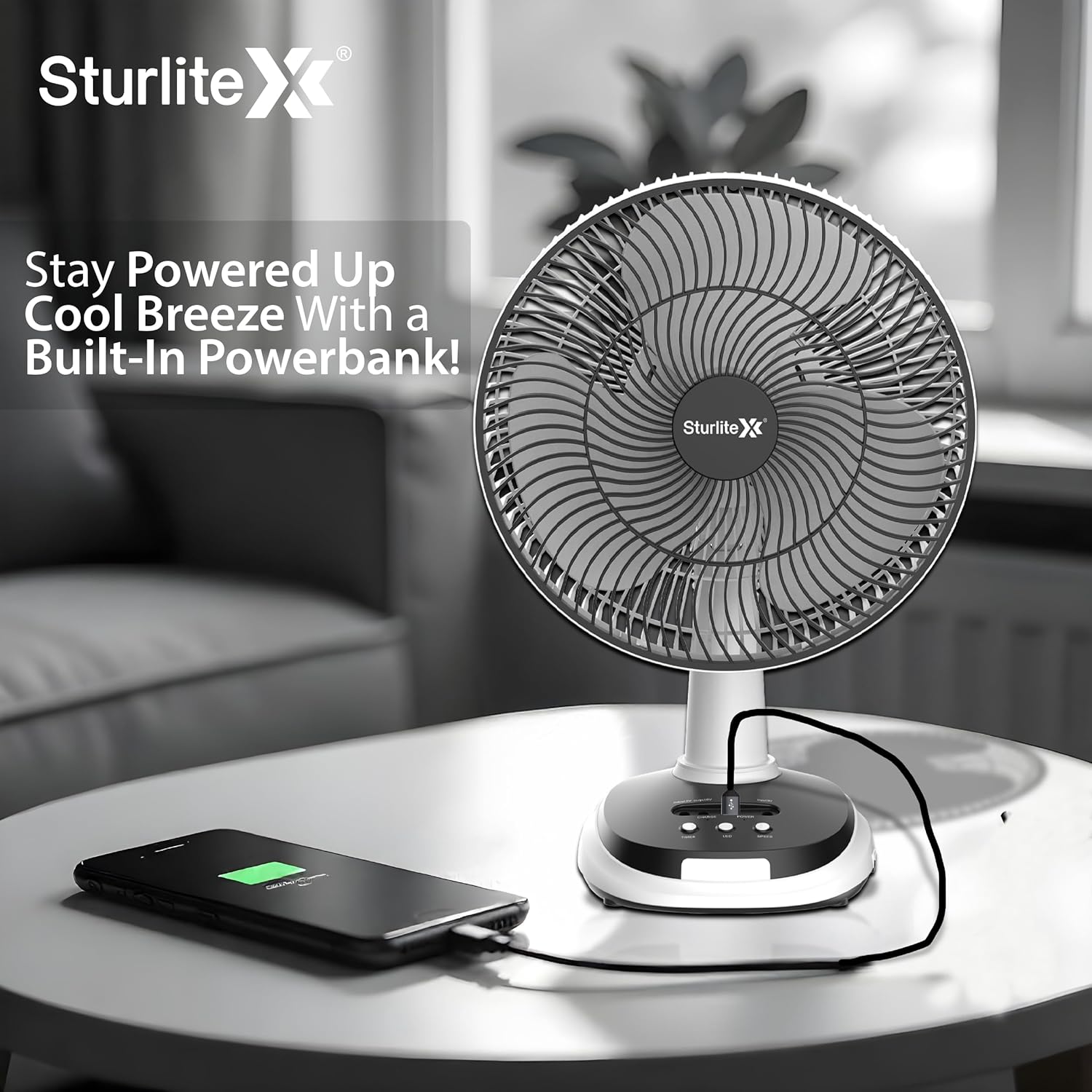 Sturlite Reno 30W Portable Table Fan