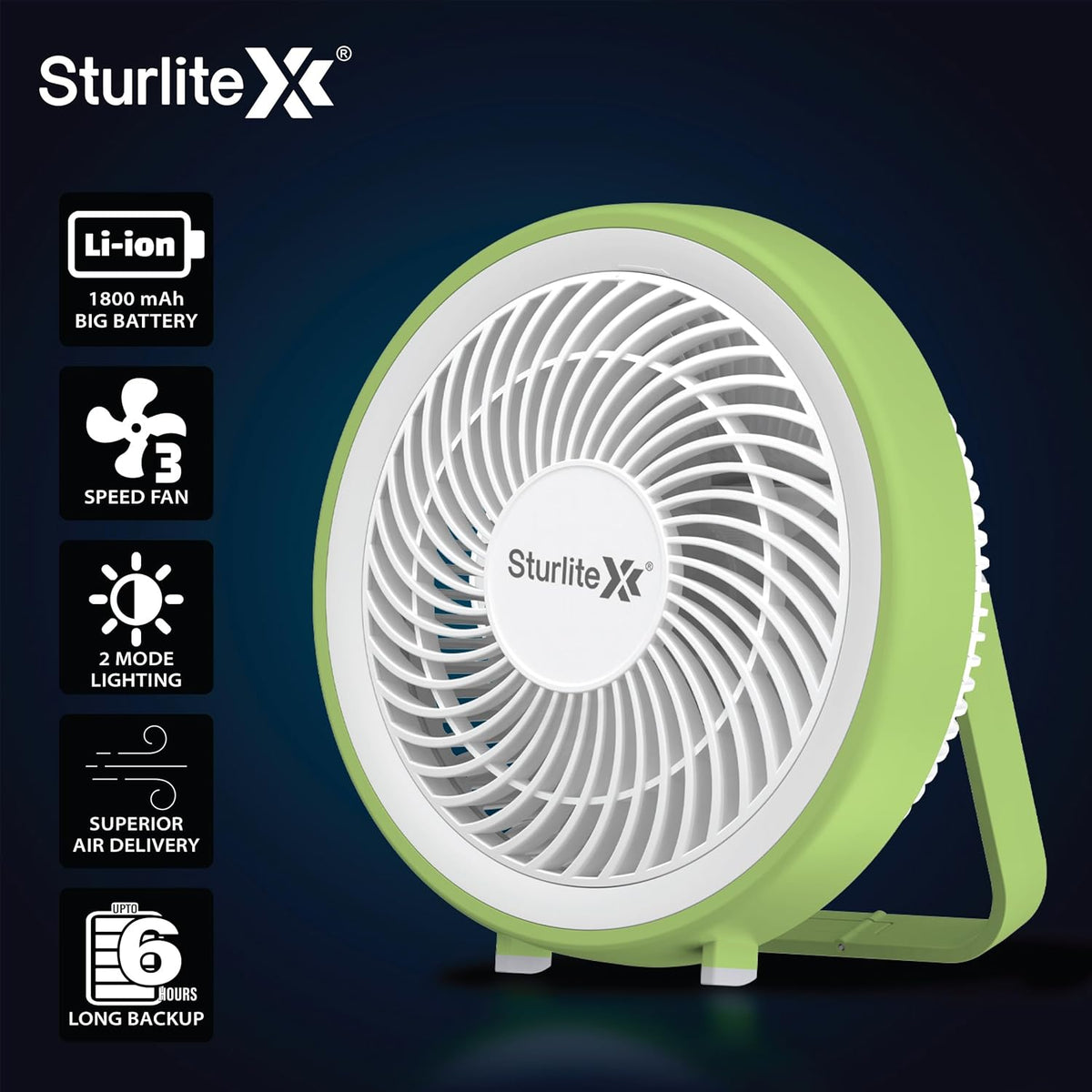 Sturlite Aero 12W Mini Portable Table Fan