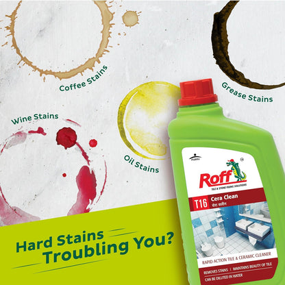 Pidilite Roff Cera Clean All Purpose Tile, Floor & Wall Cleaner 0.5 Ltr Pack of 1