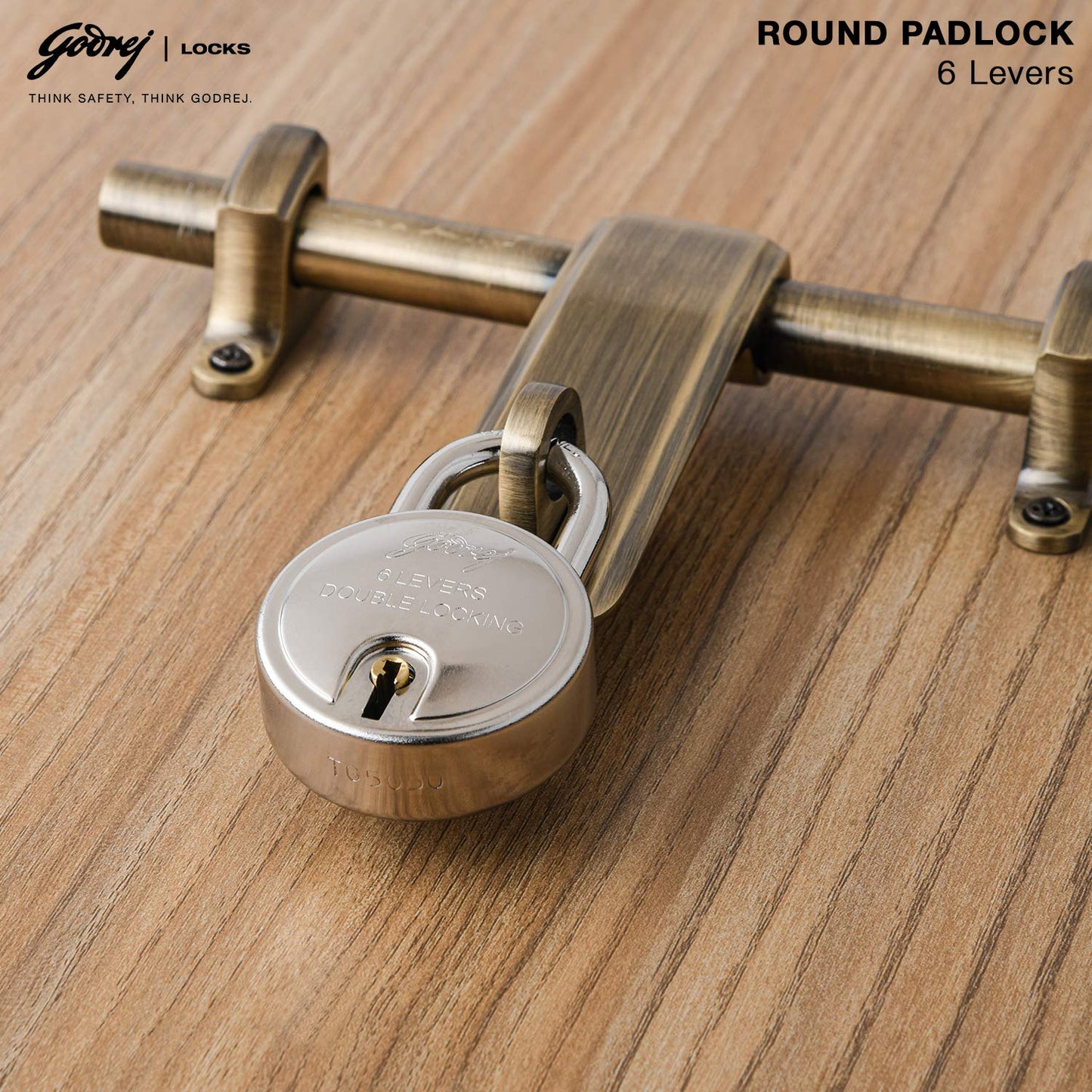 Godrej 50mm Round Padlock