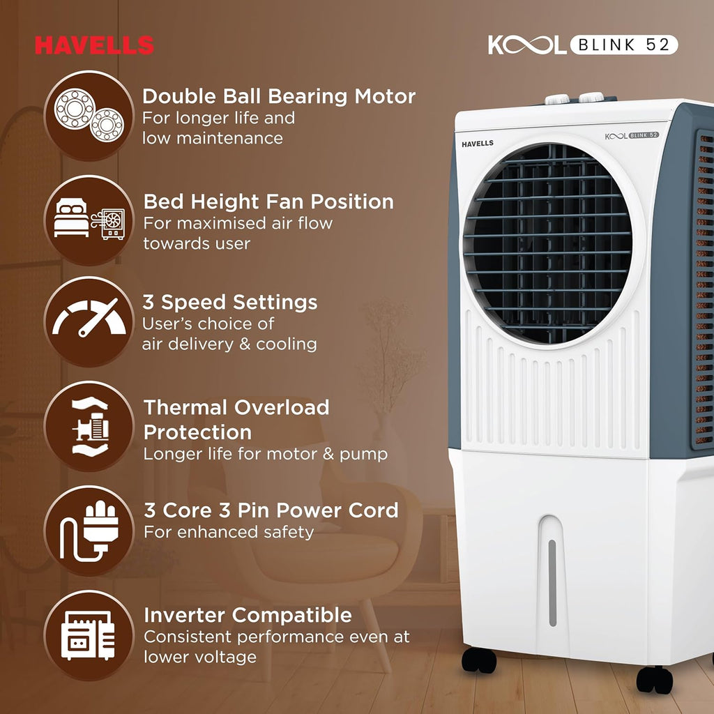 Havells KoolBlink 52 L Air Cooler for Room