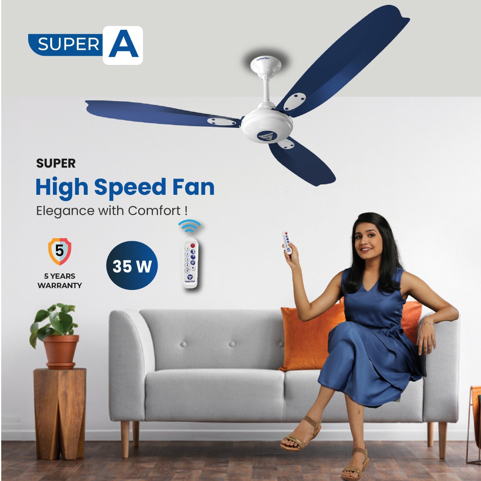 Super A1 BLDC Ceiling Fan