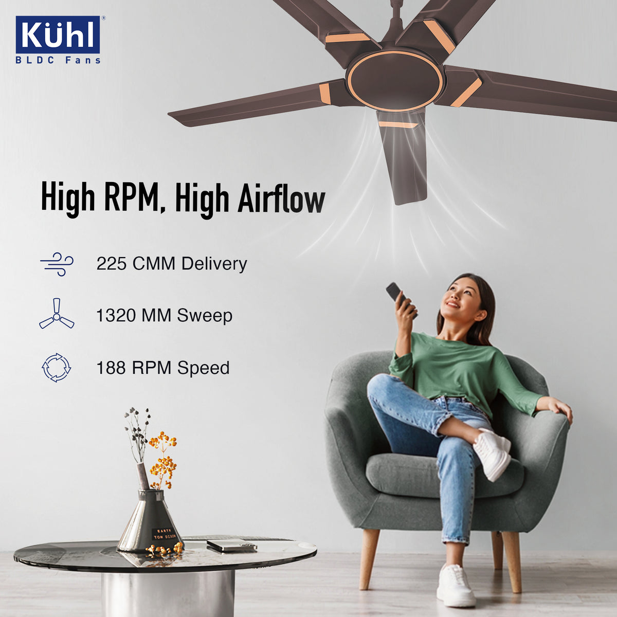 Kühl Brise Star E5 BLDC Ceiling Fan