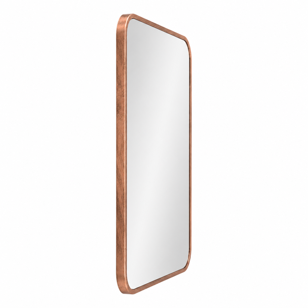 Premium Metal Framed Bathroom Mirror – 18 x 24 Inch