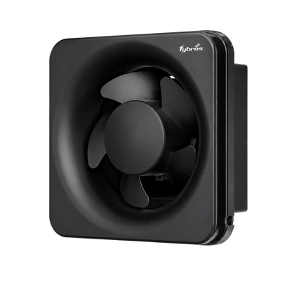 Fybros Ventflo 200MM Bathroom Exhaust Fan – Black