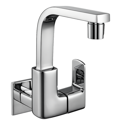Parryware QUATTRO Swan Pillar Cock WPT2303A1 | Premium Chrome Basin Faucet
