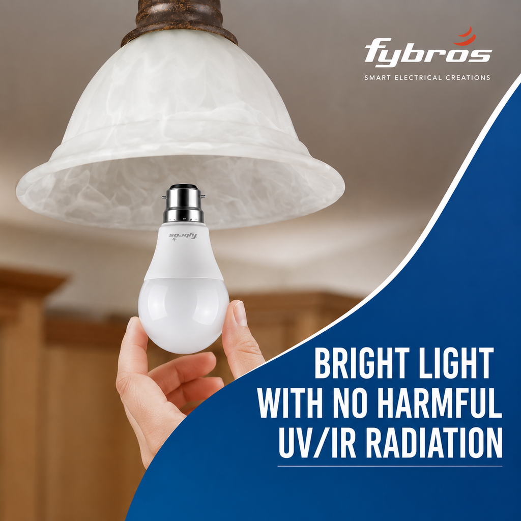 Fybros Hybrid LED Bulb B22 Cool White | Energy Efficient LED Lamp