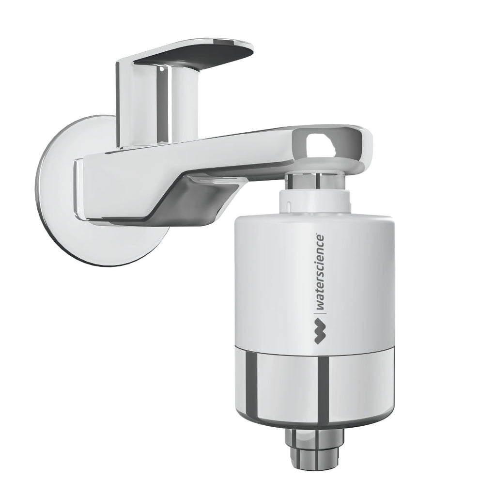 Water Science CLEO Shower & Tap Filter for Hard Water | Municipal Water | Reduces Sediments & Odour