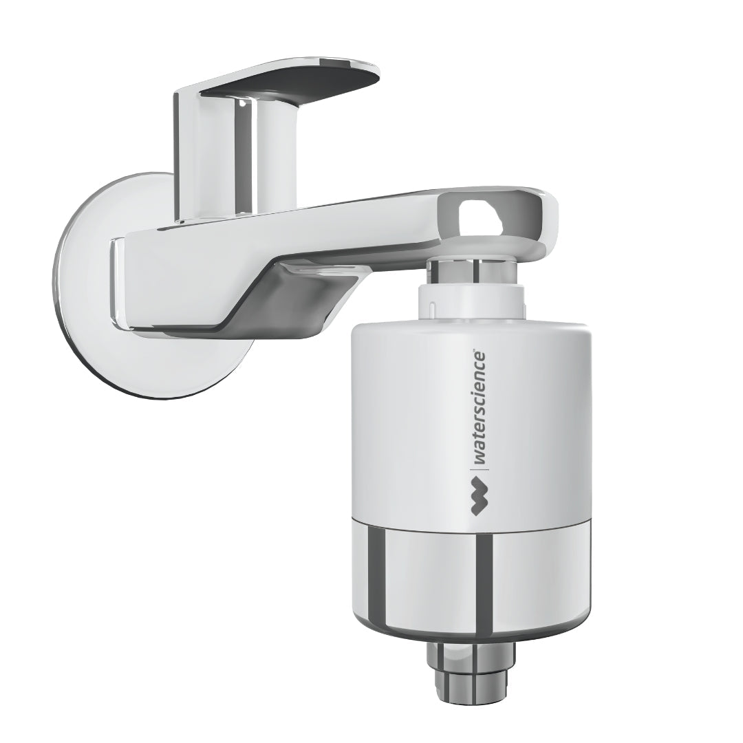 Water Science CLEO Shower & Tap Filter for Hard Water | Municipal Water | Reduces Sediments & Odour