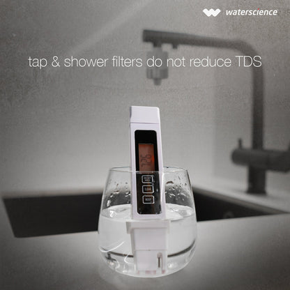 Water Science CLEO Shower & Tap Filter for Hard Water | Municipal Water | Reduces Sediments & Odour