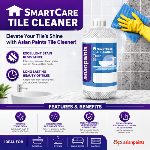 Asian Paints SmartCare Tile Cleaner – 1L